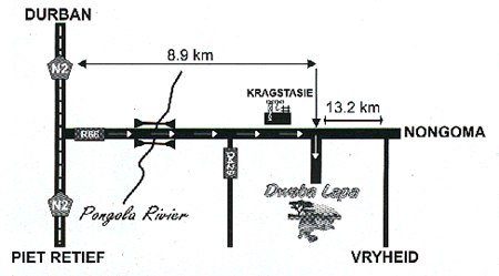 Directions to Dweba Lapa