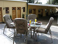 Melmoth Accommodation - Melmoth B&B Accommodation - Golf View Lodge for luxury, affordable accommodation in Melmoth - patio