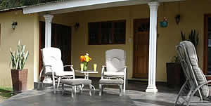 Melmoth Accommodation - Melmoth B&B Accommodation - Golf View Lodge for luxury, affordable accommodation in Melmoth - outdoor patio