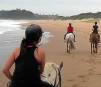 Horseback Beach Adventures in Durban
