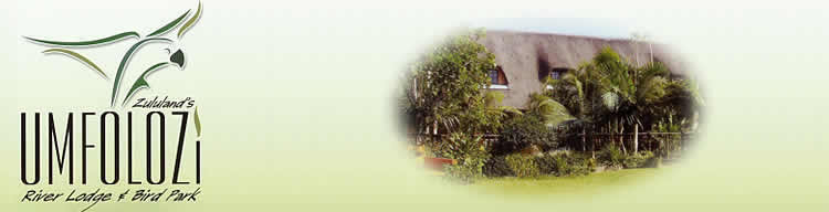 Umfolosi accommodation at Umfolozi River Lodge and Bird Park