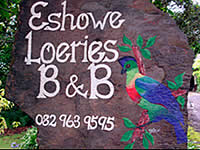 Eshowe Loeries bed and breakfast