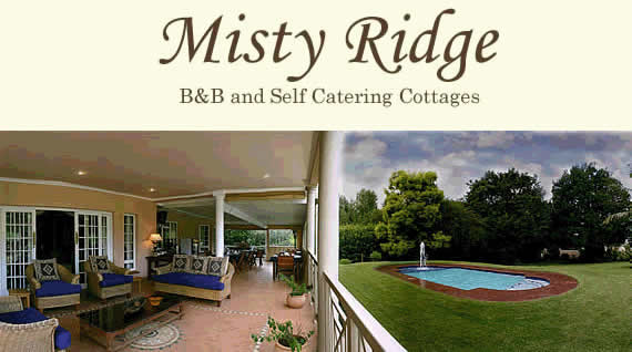 B&B Accommodation, Self Catering Accommodation, Honeymoon Accommodation  at Misty Ridge in Gilletts 